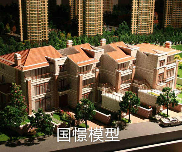 南岔县建筑模型