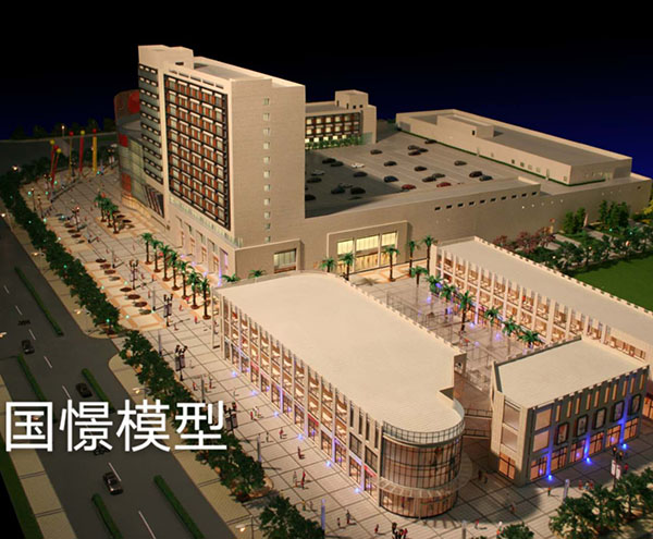 南岔县建筑模型
